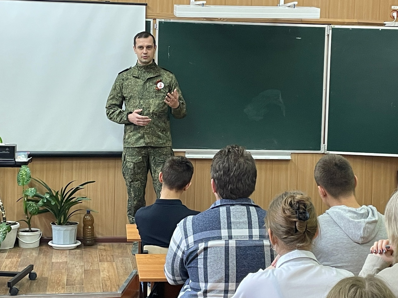 Встреча с участником СВО.