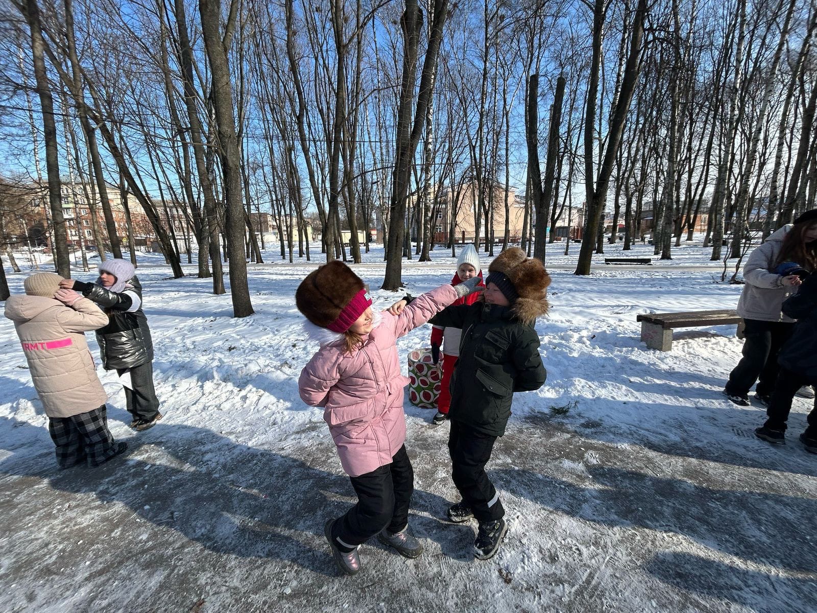 Масленица в парке.