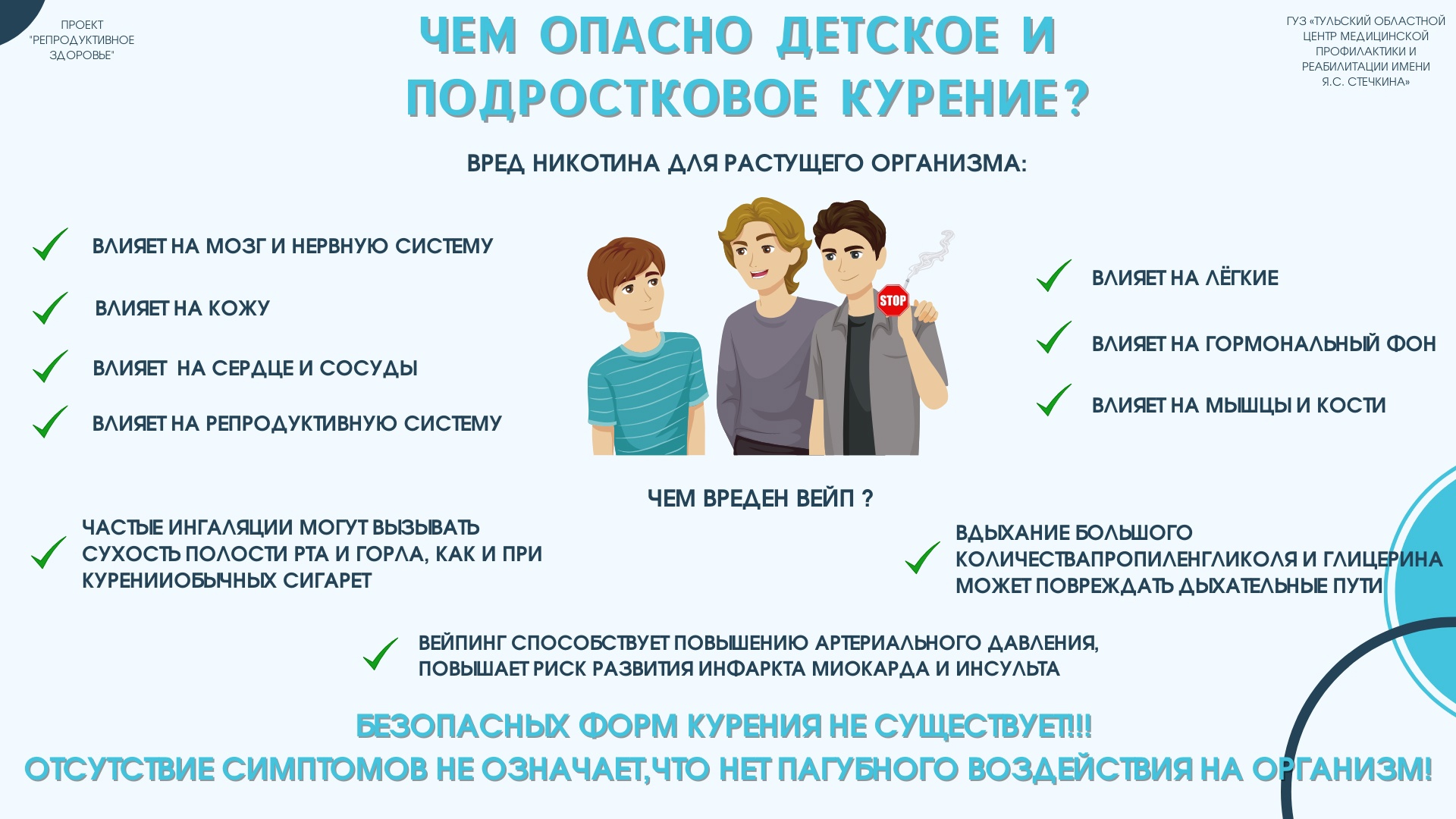 Профилактика курения.